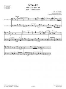 Sonate opus 1 n8 HWV 366